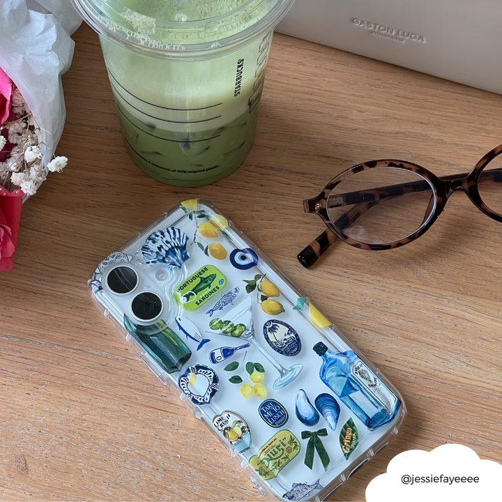 Clear Phone Case - Martini Coast