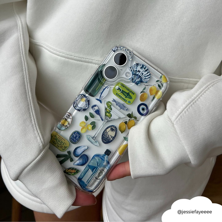 Clear Phone Case - Martini Coast