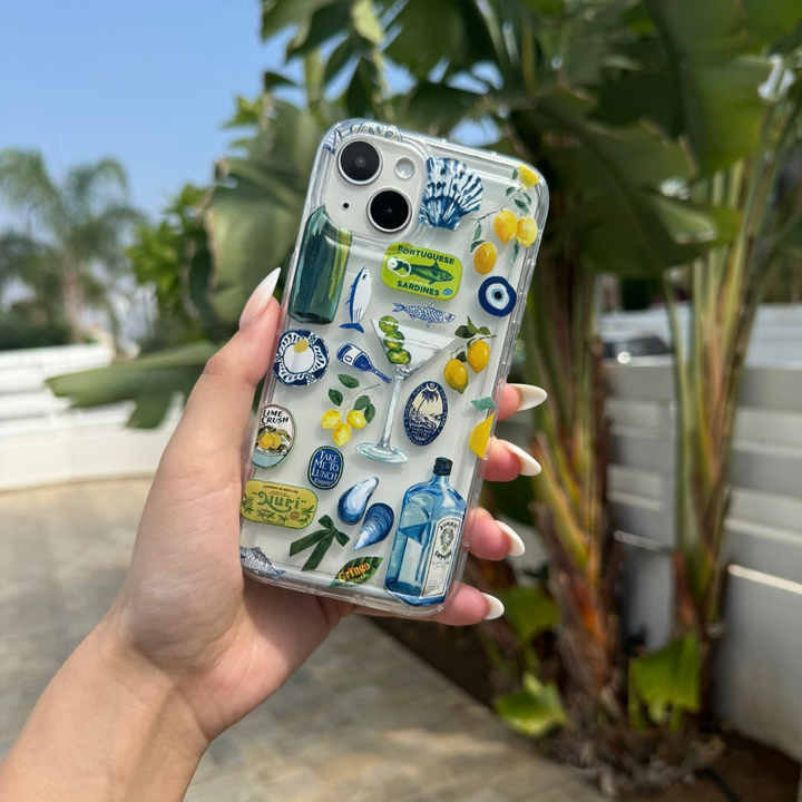 Clear Phone Case - Martini Coast