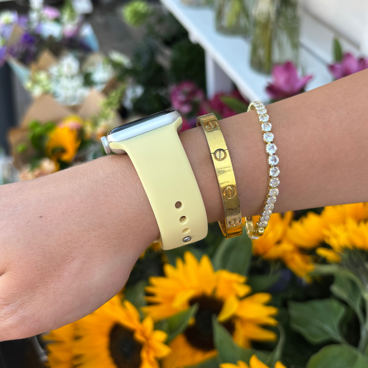 NAKD Apple Watch Strap - Butter Yellow