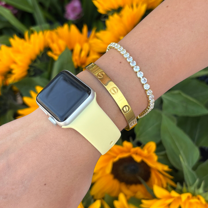 NAKD Apple Watch Strap - Butter Yellow