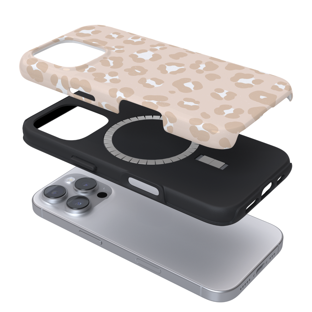 Tough MagSafe® Phone Case - Nude Chic Leopard
