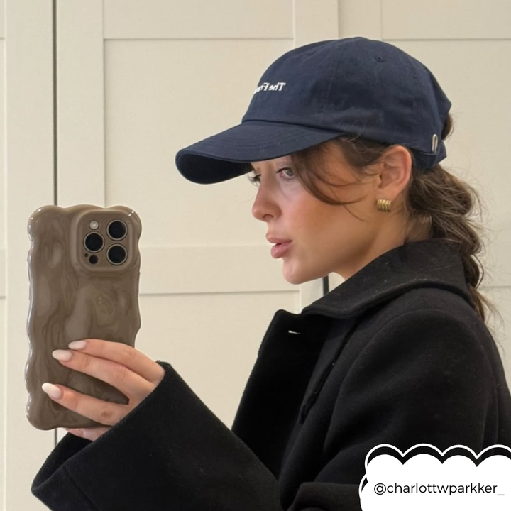 3D Bubble Phone Case - Mocha