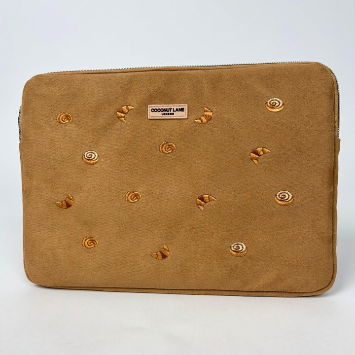 Suedette Croissant Club - Laptop Sleeve