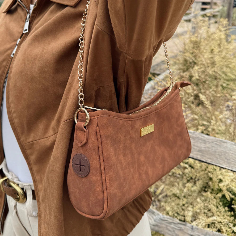 Dog Walking Handbag - Suedette