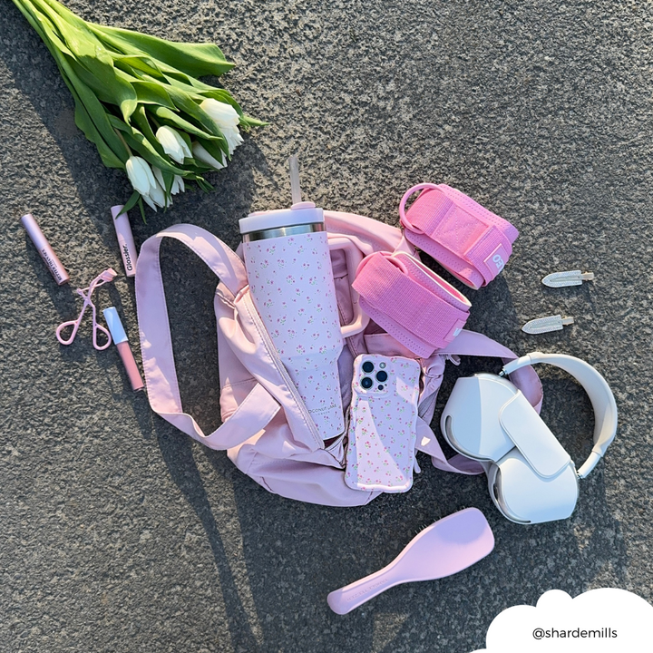 Wavy Phone Case - Ditsy Floral Pink