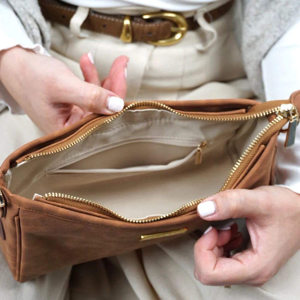 Dog Walking Handbag - Suedette