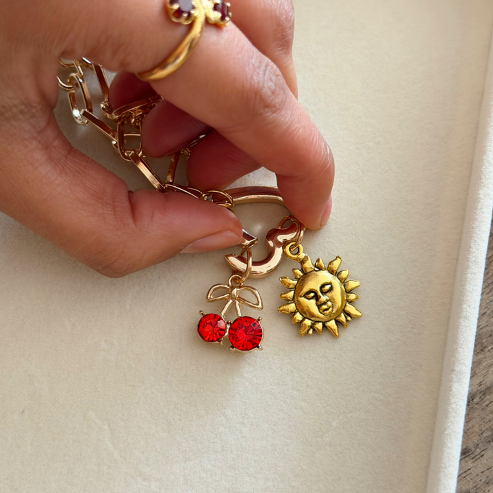 Sun Charm on Phone Strap