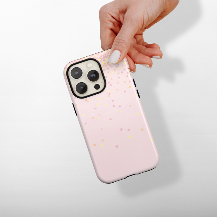 Tough Phone Case - Confetti Hearts