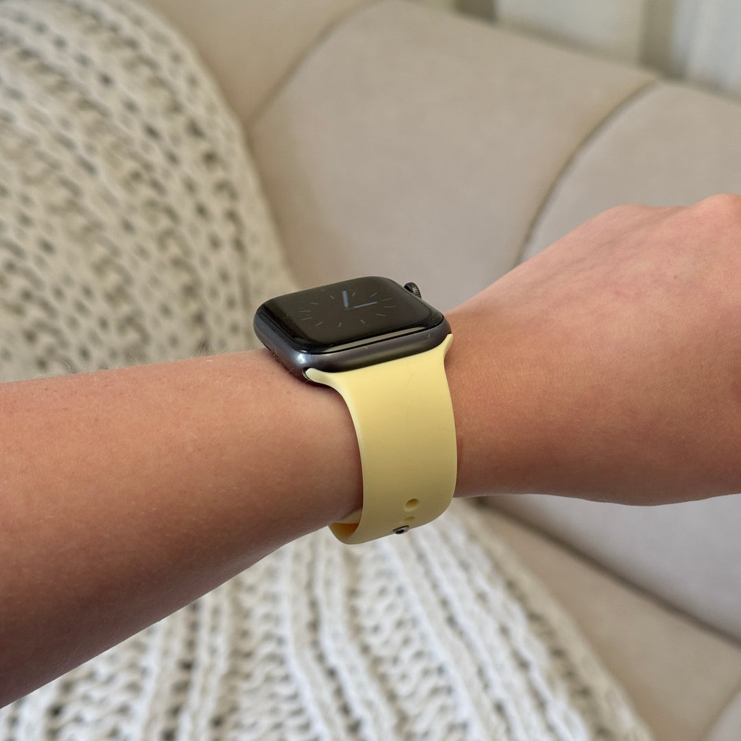 NAKD Apple Watch Strap - Butter Yellow