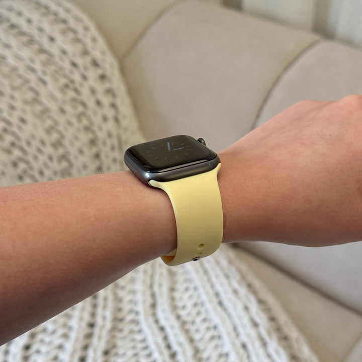 NAKD Apple Watch Strap - Butter Yellow