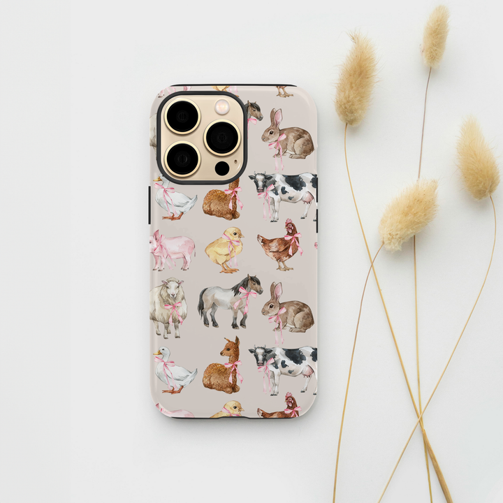 Tough MagSafe® Phone Case - Nude Coquette Farm