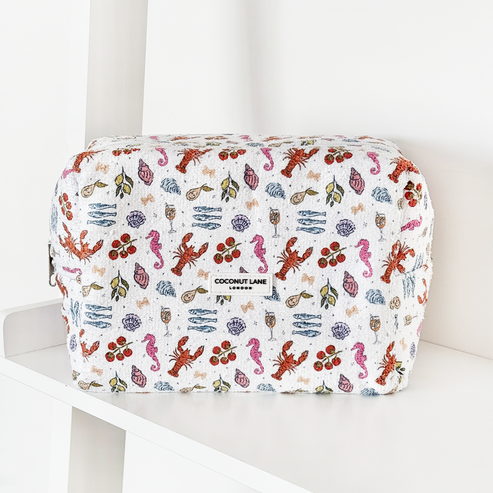 Cococabana Towel Makeup Bag & Scrunchie Set