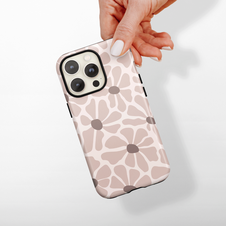Tough MagSafe® Phone Case - Nude Abstract Flowers