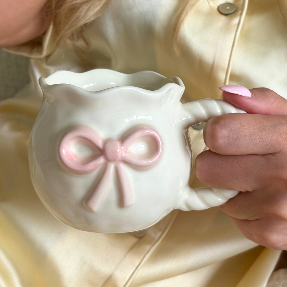 Pink Bow Mug