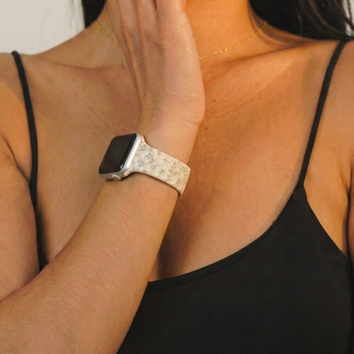 Nude Flowers Apple Watch Strap