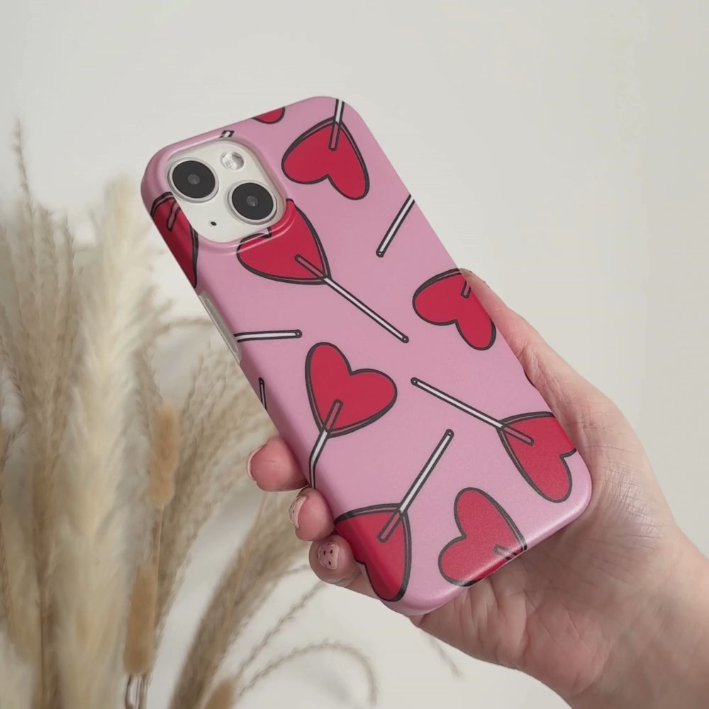 Candy Hearts Phone Case