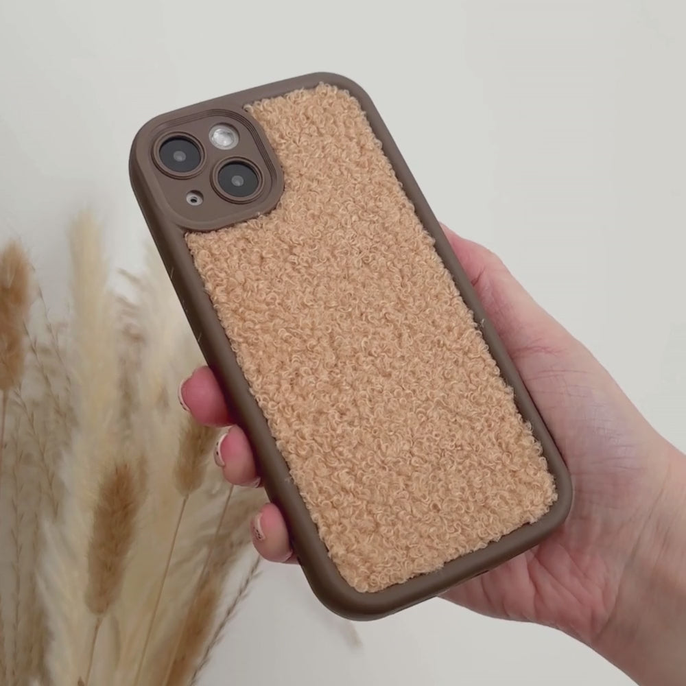 Cosy Teddy Phone Case - Salted Caramel