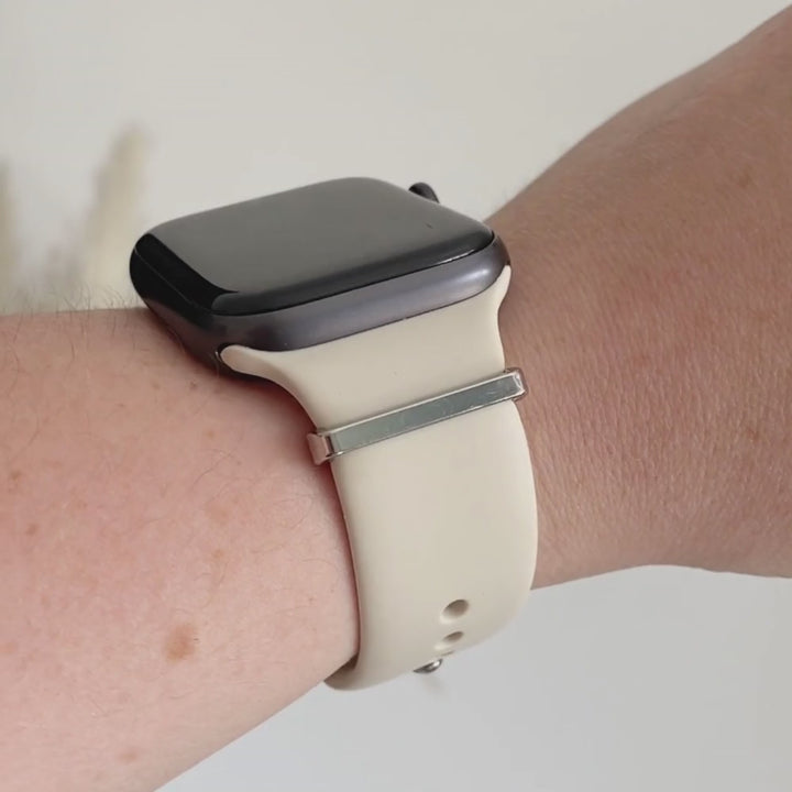 Watch Strap Charm - Silver Bar